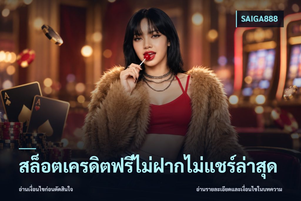 สล็อตเครดิตฟรีไม่ฝากไม่แชร์ล่าสุด